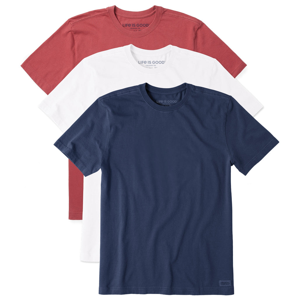 Product image for "Men's Solid 3 Pack Crusher Crew - Multi 2" ||142955PACK_1