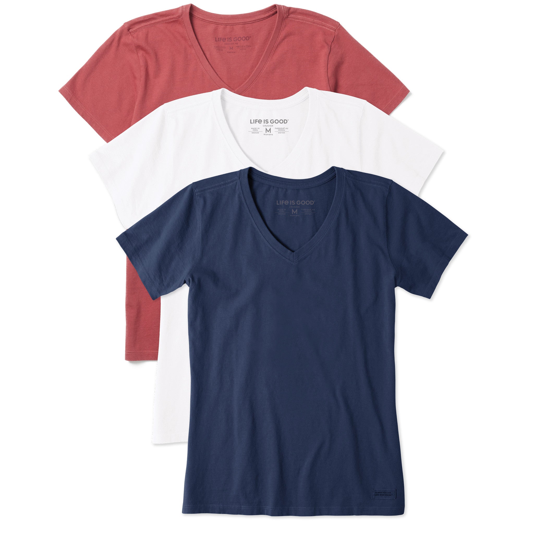 Product image for "Women's Solid 3-Pack Crusher Vee- Multi 2" ||146730PACK_1