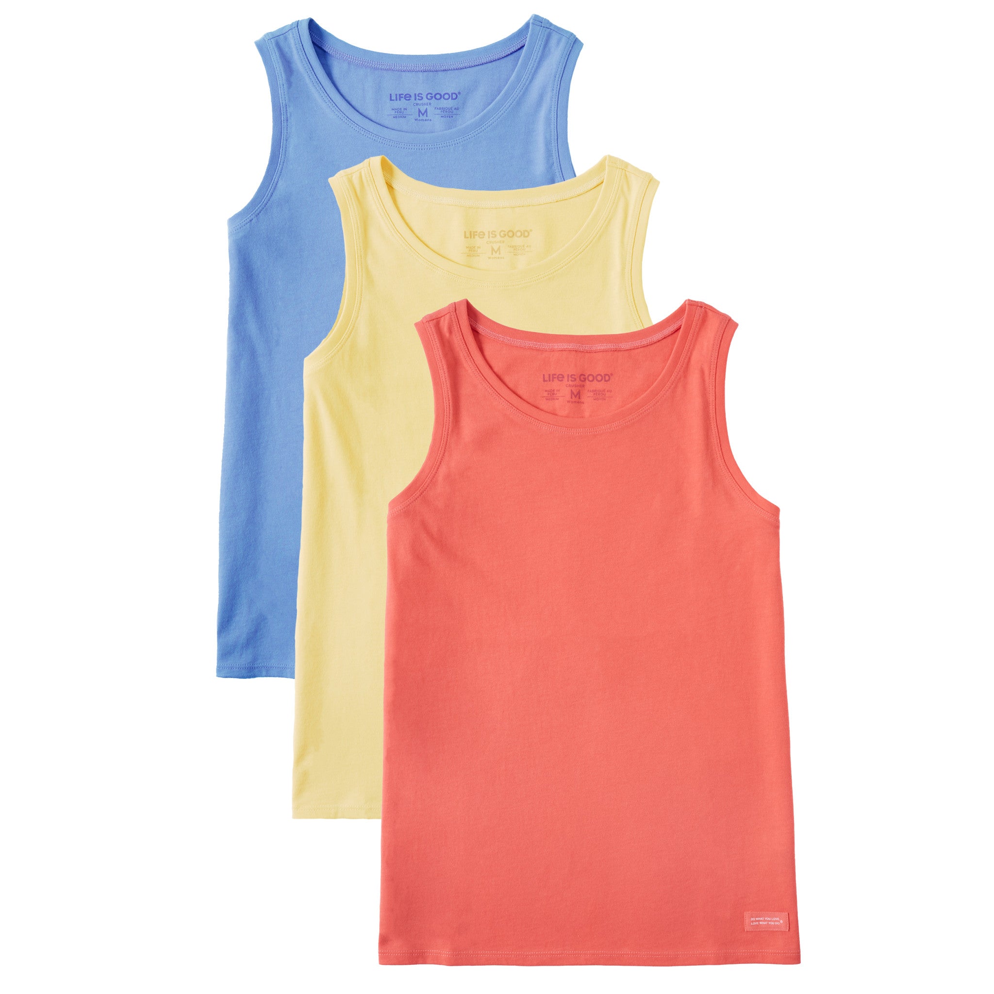 Product image for "Women's Solid 3-Pack Crusher Tank- Multi 3" ||146741PACK_1