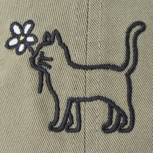 Adult Unisex Kitty w Daisy Chill Cap